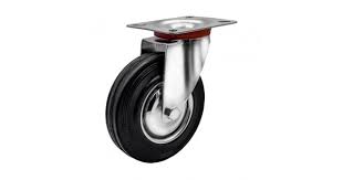 5 inch black rubber swivel castor wheel supplied by Jamco Industrial System Limited in Kenya and East Africa