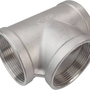 2 inch stainless steel threaded tee fitting supplied by Jamco Industrial System Limited