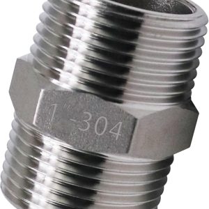 1 inch stainless steel hex nipple male threaded pipe fitting supplied by Jamco Industrial System Limited
