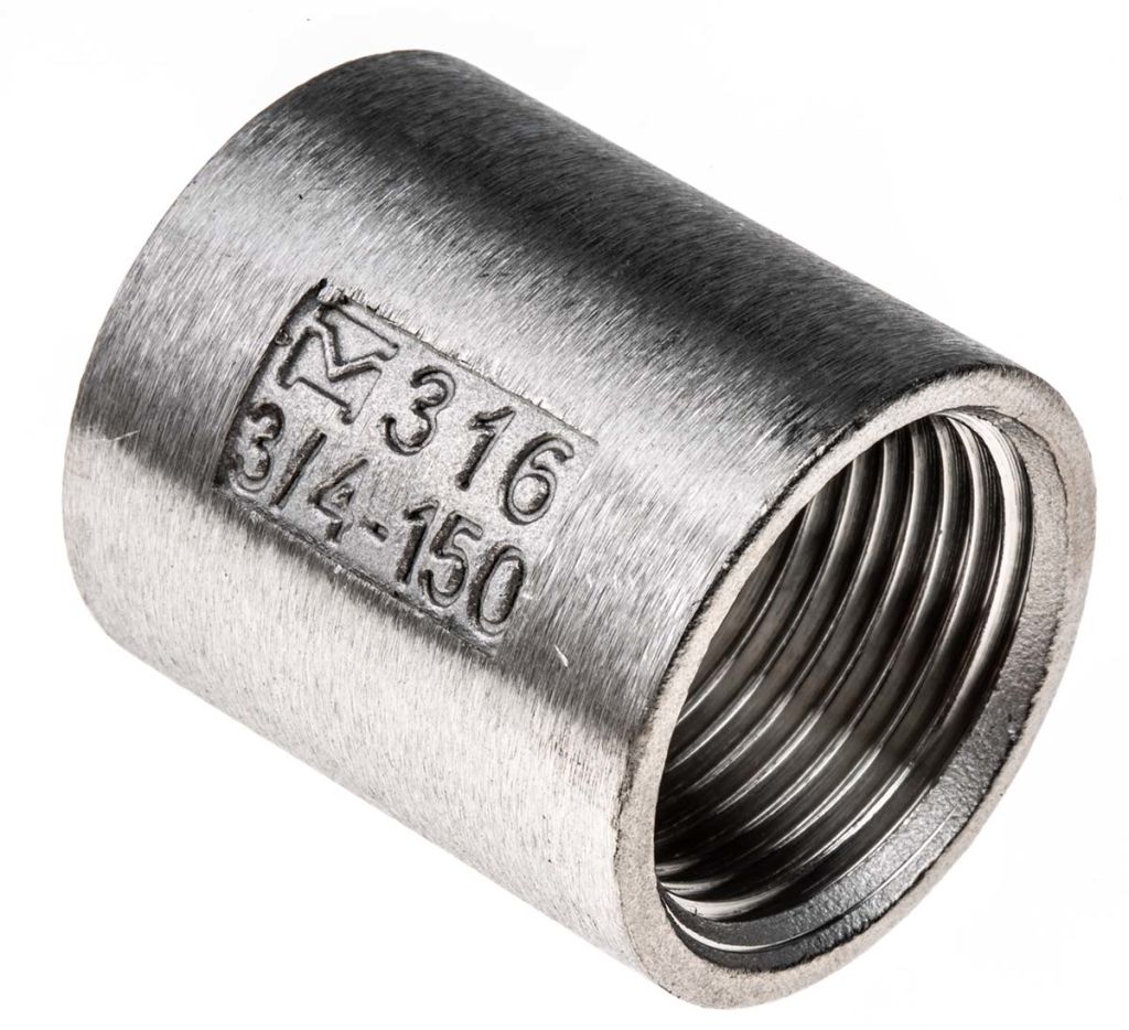 3/4 inch stainless steel female threaded socket supplied by Jamco Industrial System Limited