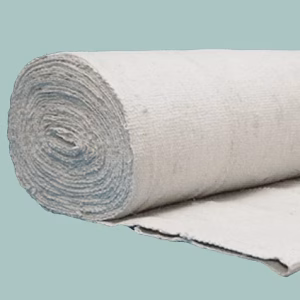 Ceramic fiber cloth for high temperature insulation and fire protection