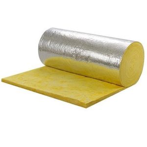 Fiberglass insulation rolls for thermal and acoustic applications