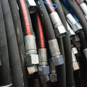 High-pressure hydraulic pipes for industrial fluid systems