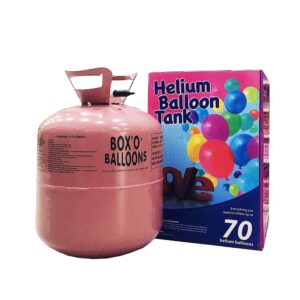 Helium gas cylinders for industrial and commercial use