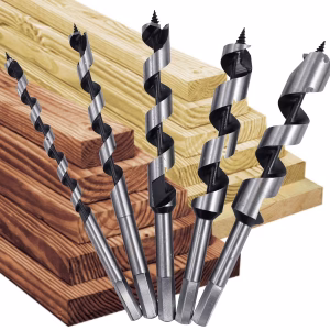 Industrial auger drill bits for wood and construction drilling