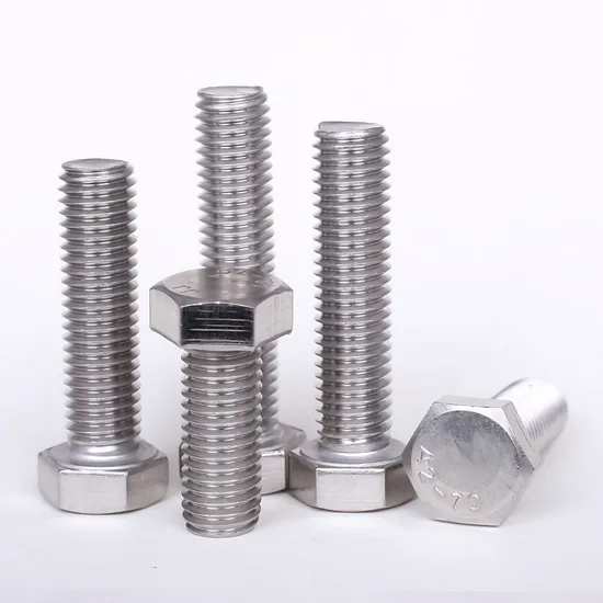 DIN 933 hexagonal bolt for industrial fastening applications