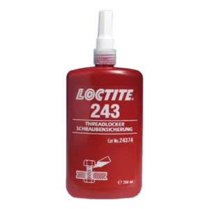 Loctite 243 blue threadlocker adhesive for industrial fastening