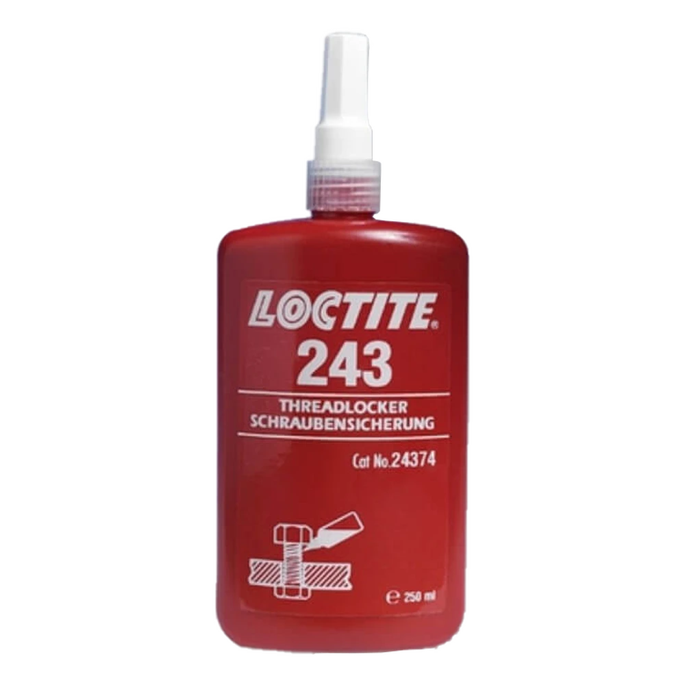 Loctite 243 blue threadlocker adhesive for industrial fastening