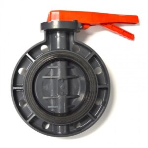 3-inch PVC butterfly valve for industrial piping and flow control systems
