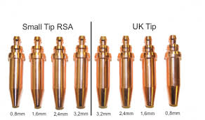 Afrox gas cutting and welding nozzles for industrial applications