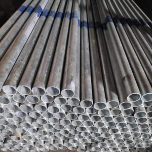 Galvanized iron pipes for industrial and plumbing applications