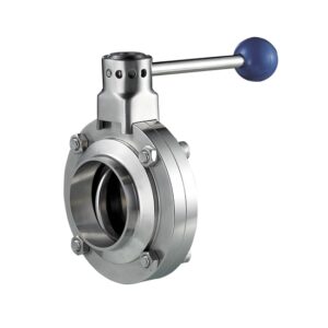 2-inch stainless steel sanitary butterfly valve for hygienic processing systems