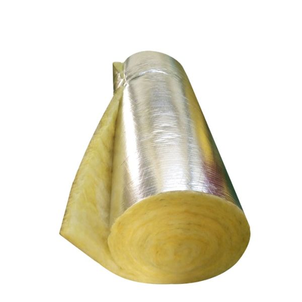 Fiberglass insulation blanket for thermal and acoustic insulation in HVAC and building applications