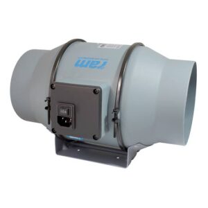 Inline duct fan for HVAC ventilation and industrial air circulation systems