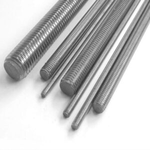 2-meter fully threaded rod for industrial fastening and structural support applications.