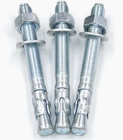 Heavy-duty anchor bolts for concrete anchoring and structural fastening.