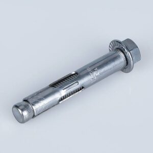 Sleeve anchor hex type for concrete, brick, and masonry fastening applications.